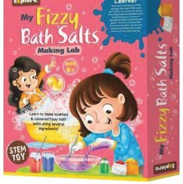 My Fizzy Bath Salts Making Lab