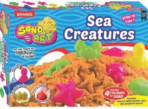 Sand Art Sea Creature